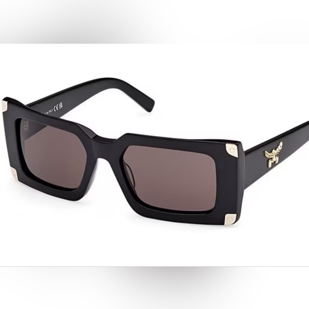 MCM Black Sunglasses with Gold Accents